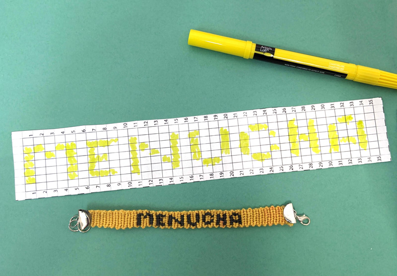 How to Make Friendship Bracelets With Names, Letters, and Numbers