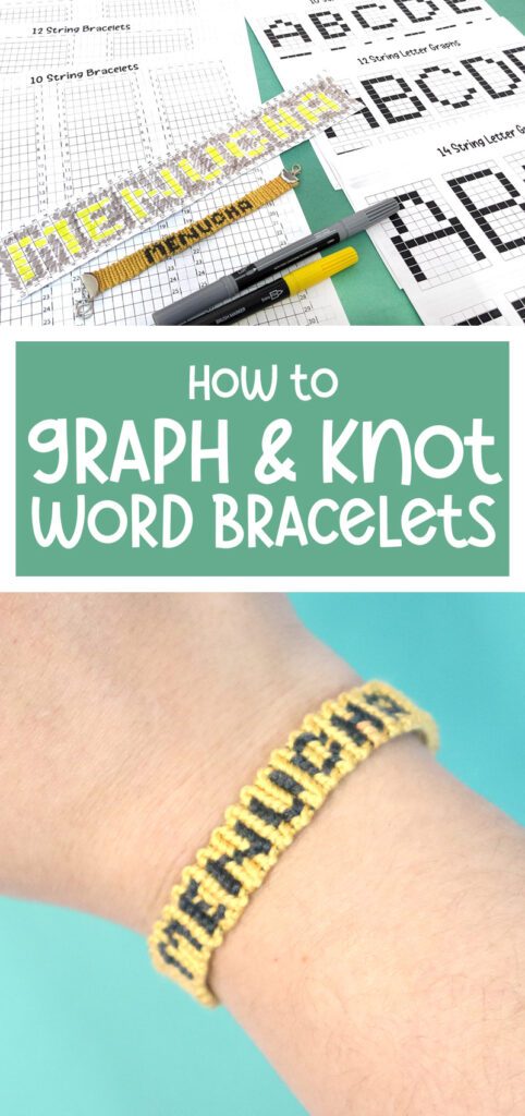 How to Make Friendship Bracelets With Names, Letters, and Numbers -  FeltMagnet