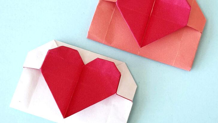 Origami Heart Envelope