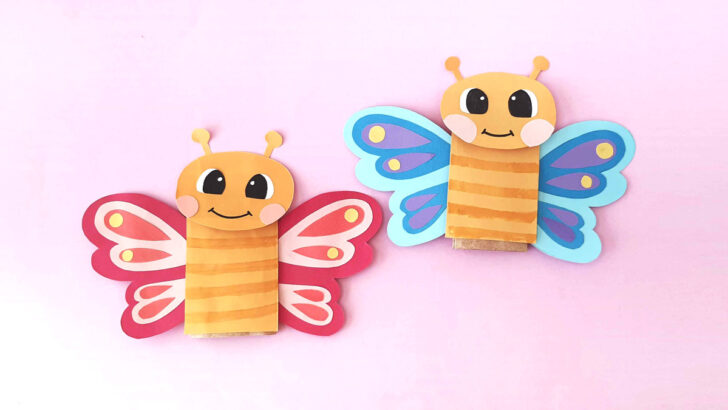 Butterfly Paper Bag Puppet