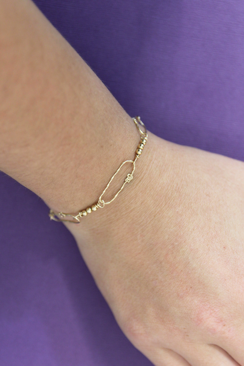 Diy gold hotsell bracelet