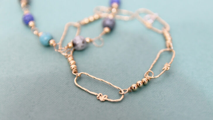 DIY Chain Bracelets: No Solder Paperclip Chain!