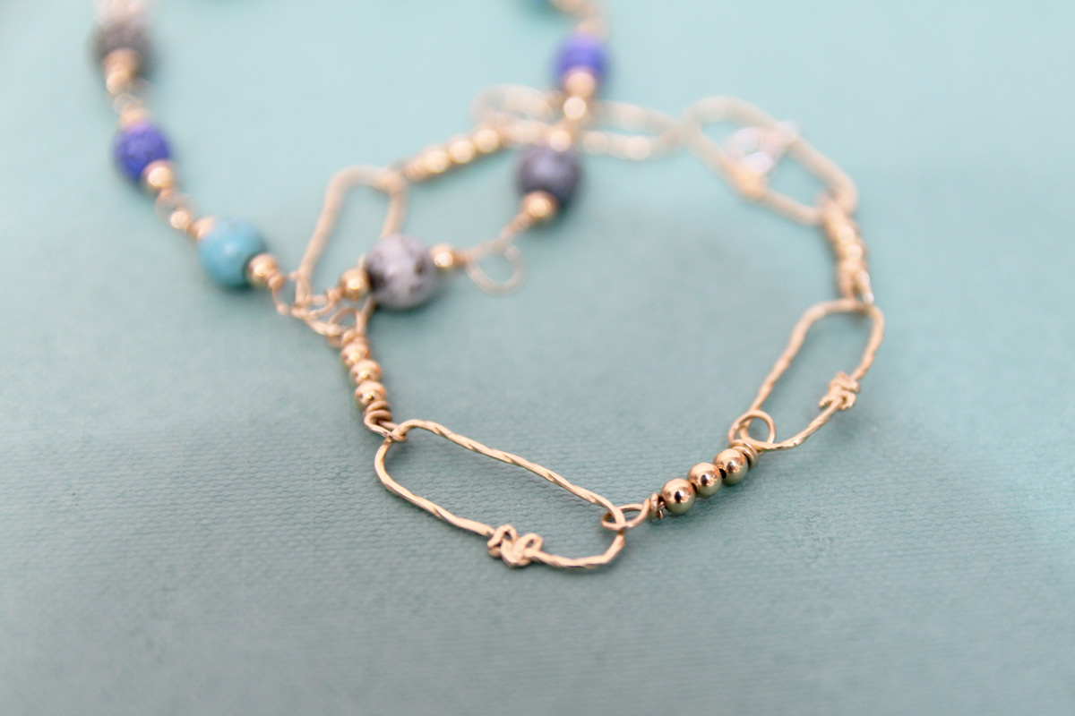 DIY Chain Bracelets: No Solder Paperclip Chain!