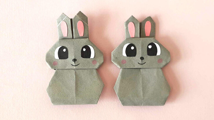 Origami Bunny Rabbit Step by Step