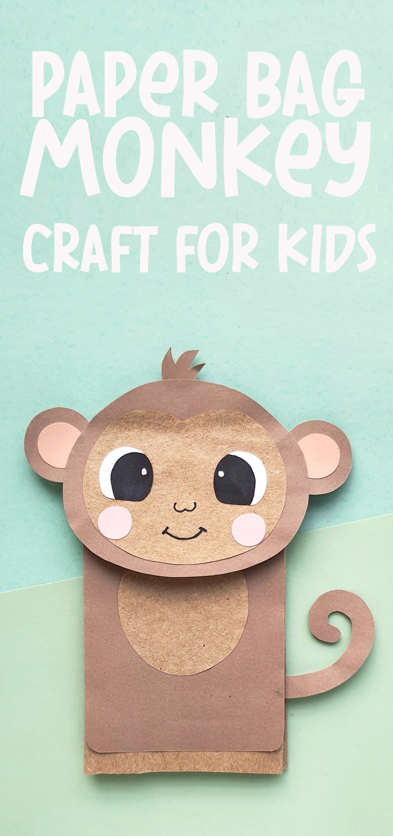 monkey template for kids