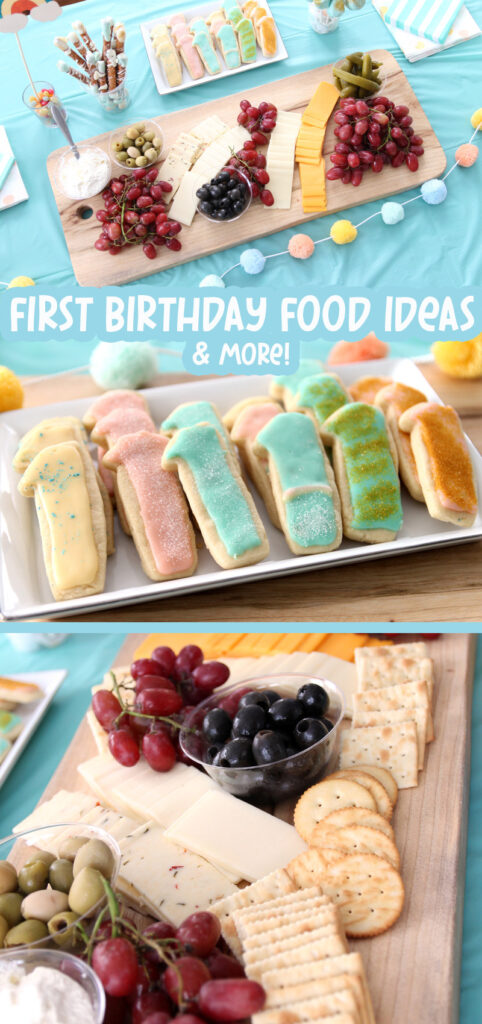 Pastel Rainbow First Birthday Party * Moms and Crafters