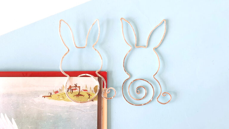 DIY Wire Bookmarks – In a Sweet Bunny Shape