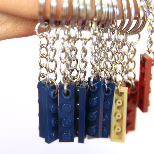 DIY LEGO Keychain using real bricks!