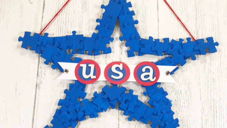 Dollar Tree 4th of July Wreath