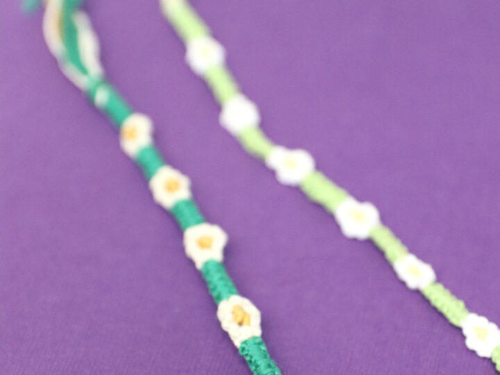 How to make a Flower Friendship Bracelet