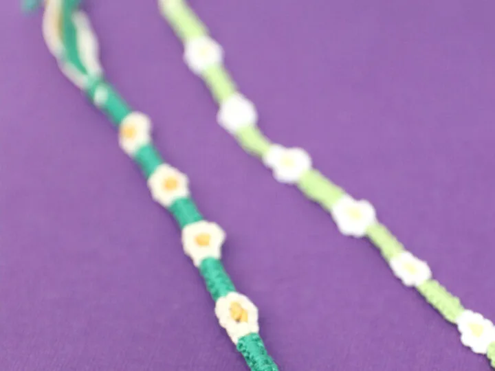 How to make a Flower Friendship Bracelet