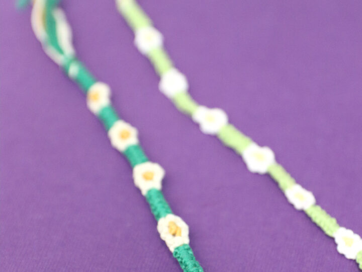 How to make a Flower Friendship Bracelet