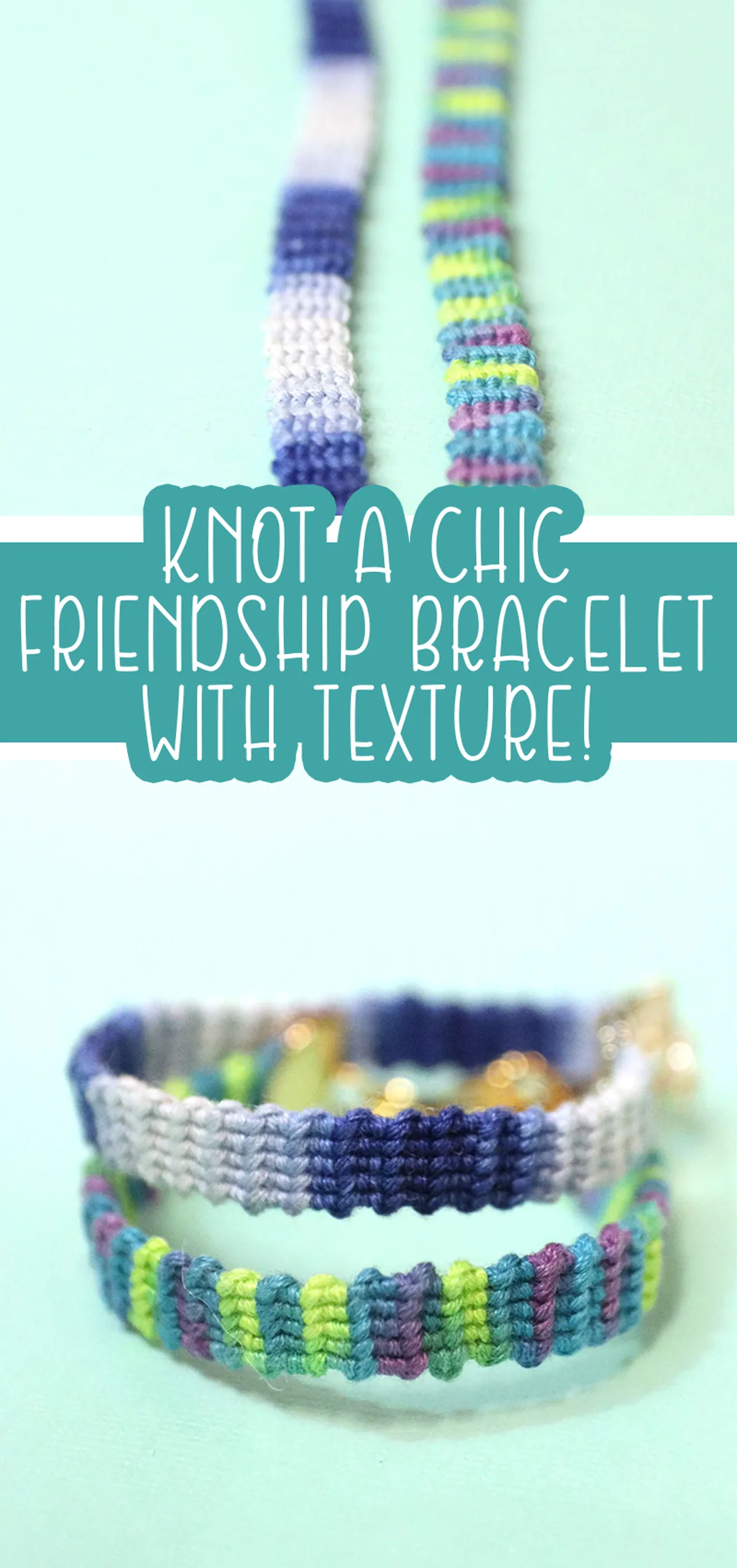 How To Make Friendship Bracelets  Long Stripe  YouTube