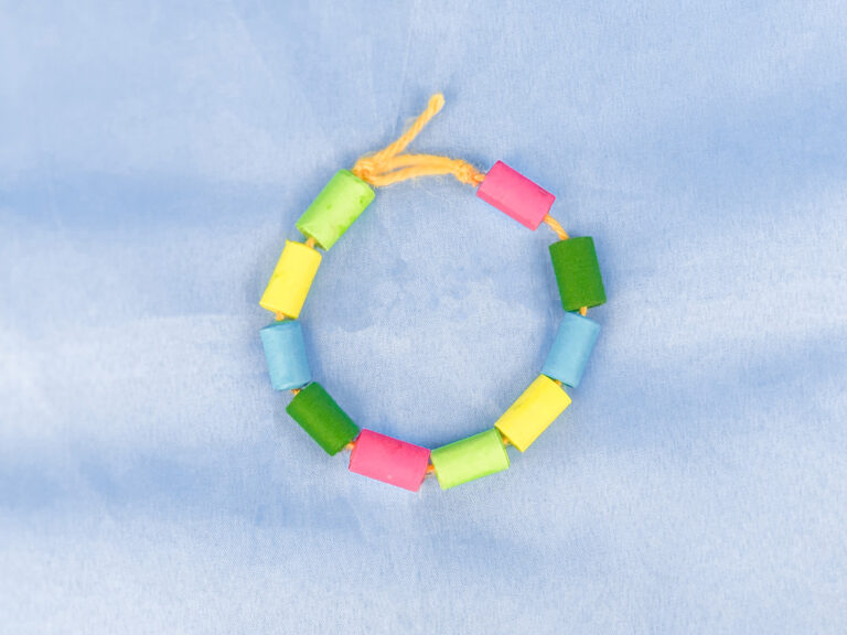 Paper Bead Bracelets