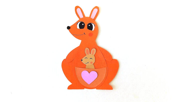 Preschool Kangaroo Craft