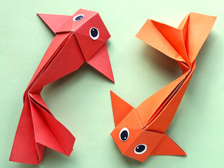 How to make an origami Koi fish