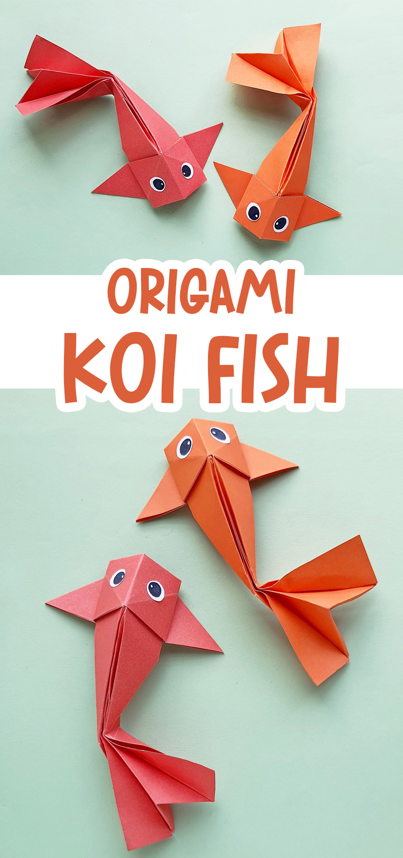 Origami Fish (Easy Step by Step Tutorial)