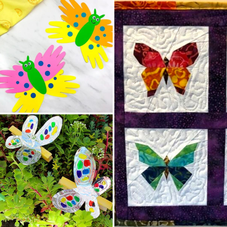 24 Butterfly Crafts for Toddler Through Teen!