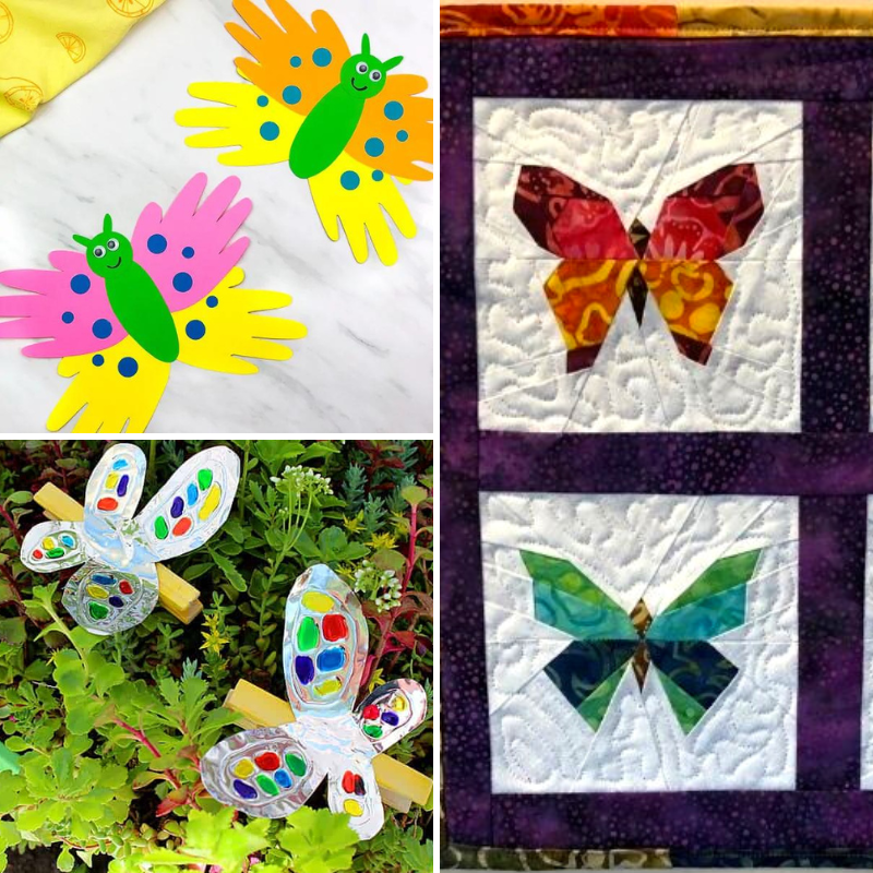 24 Butterfly Crafts for Toddler Through Teen! * Moms and Crafters