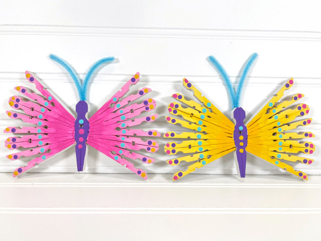 Butterfly Fridge Magnet - Easy Kid Craft