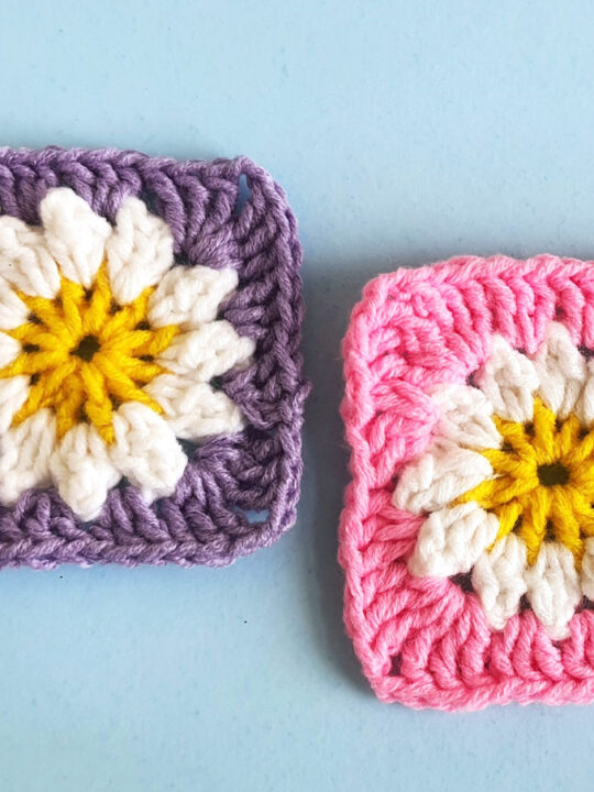 Flower Granny Square Crochet Pattern Elloth Granny Square K.A.M.E.
