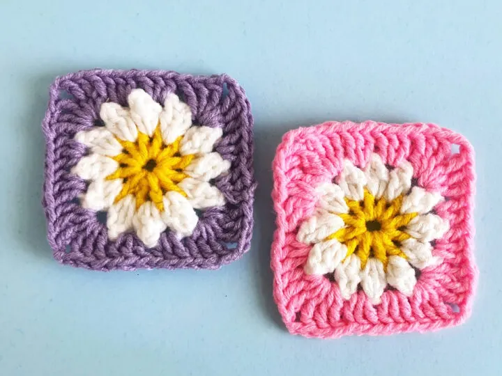 Crochet a Flower Granny Square