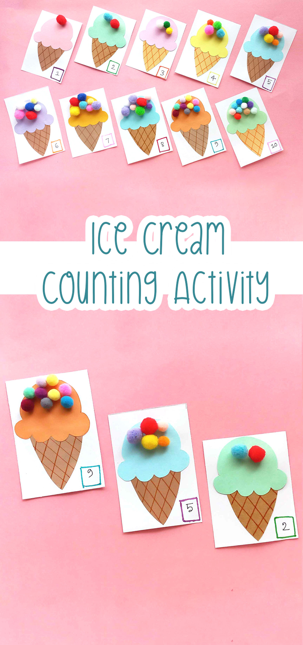 Catch the Icecream Game - Artsy Craftsy Mom