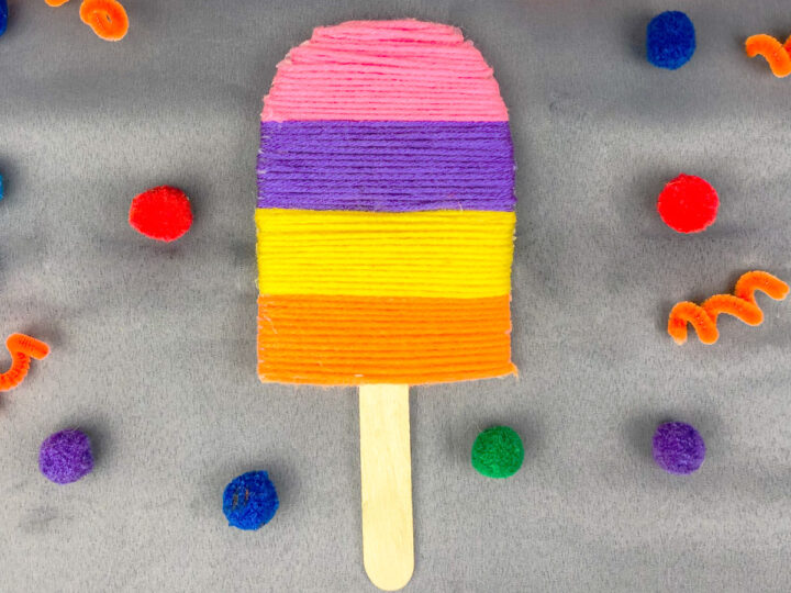 Summer Popsicle Ice Cream Craft