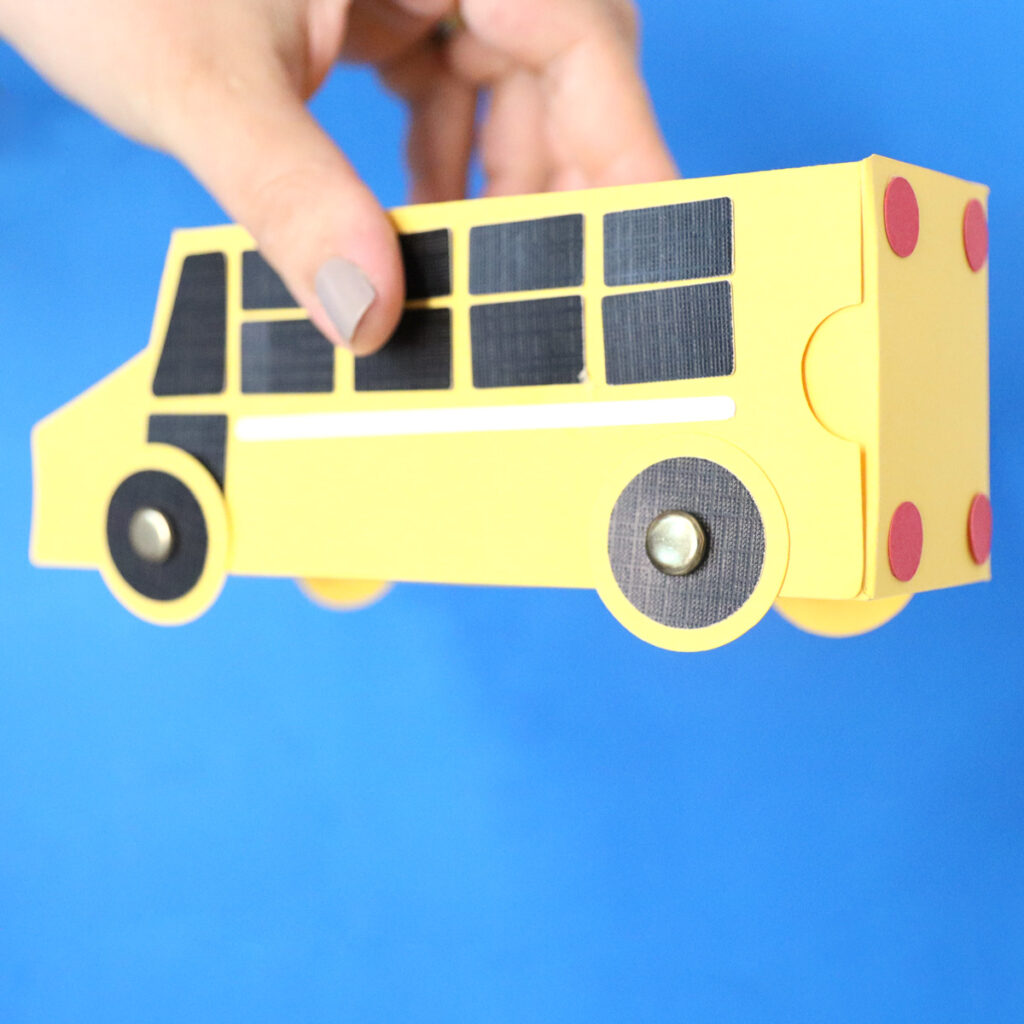 how to make a paper school bus