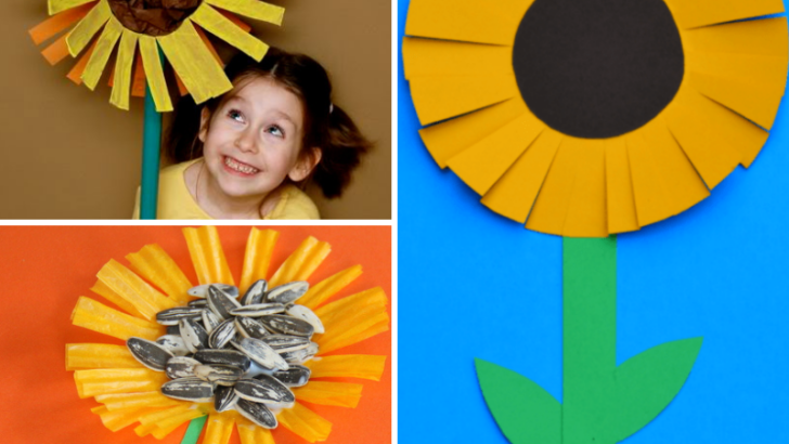 21 Sunflower Crafts using Paper, Recyclables, and more!