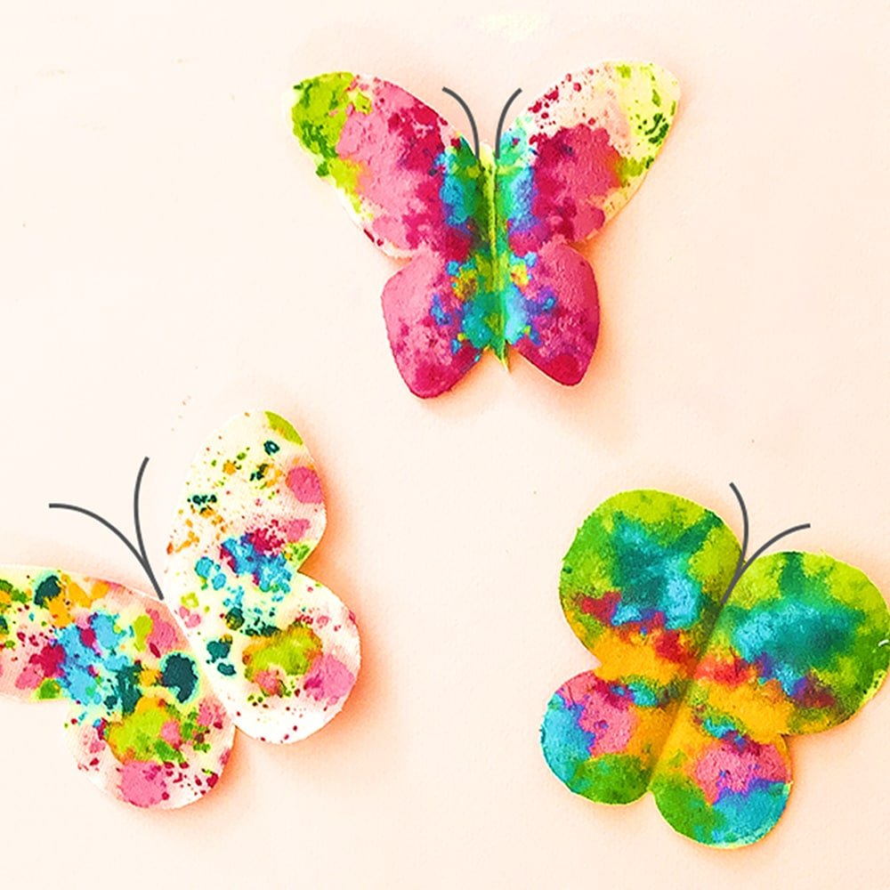 24 Butterfly Crafts for Toddler Through Teen! * Moms and Crafters