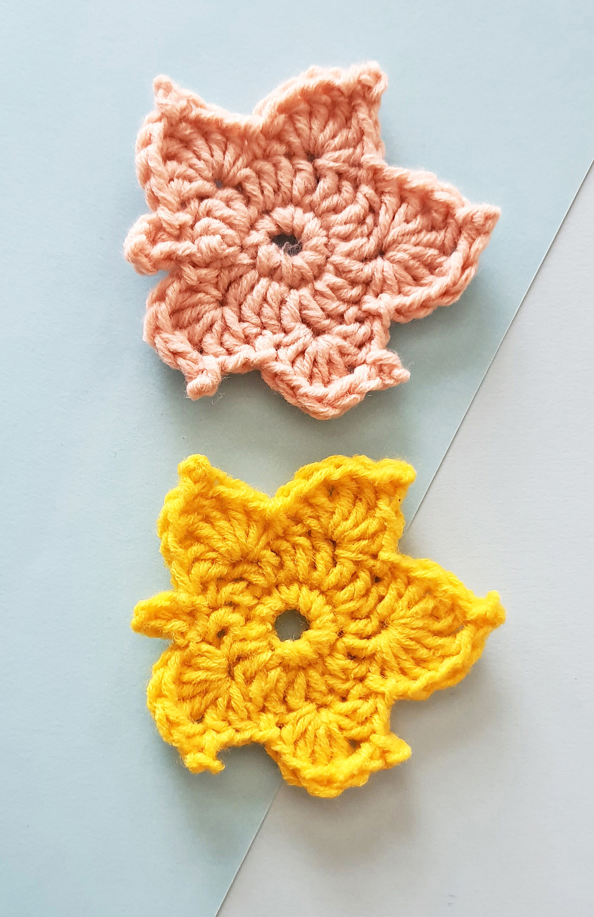 Crochet Maple Leaf Pattern * Moms and Crafters