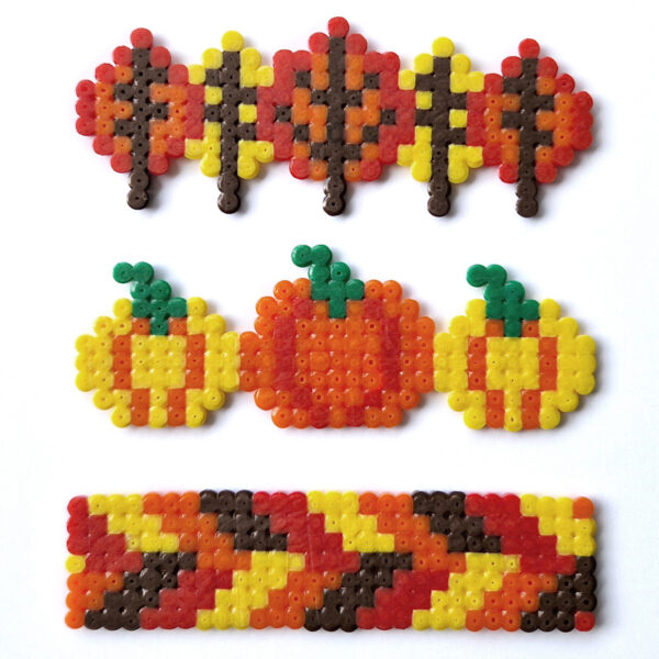 Thanksgiving Fuse Bead Templates for Napkin Rings!