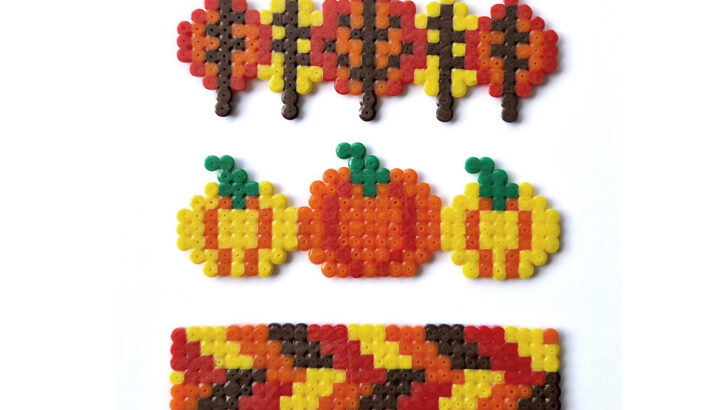 Thanksgiving Fuse Bead Templates for Napkin Rings!