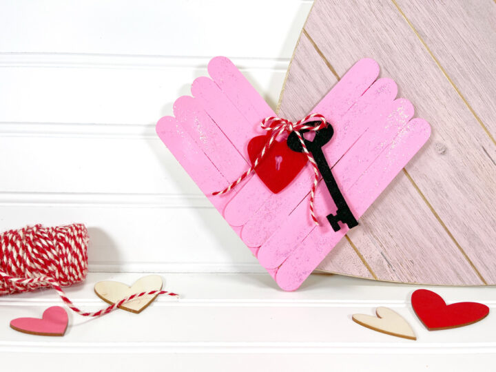 DIY Popsicle Stick Heart