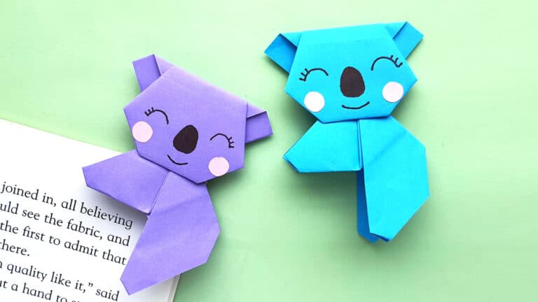 Origami Koala Bookmarks