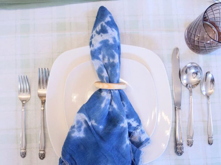 How to Make Shibori Napkins